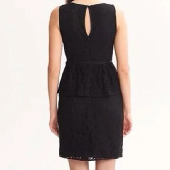 NWT-2- Banana Republic Lace Peplum Dress Dresses